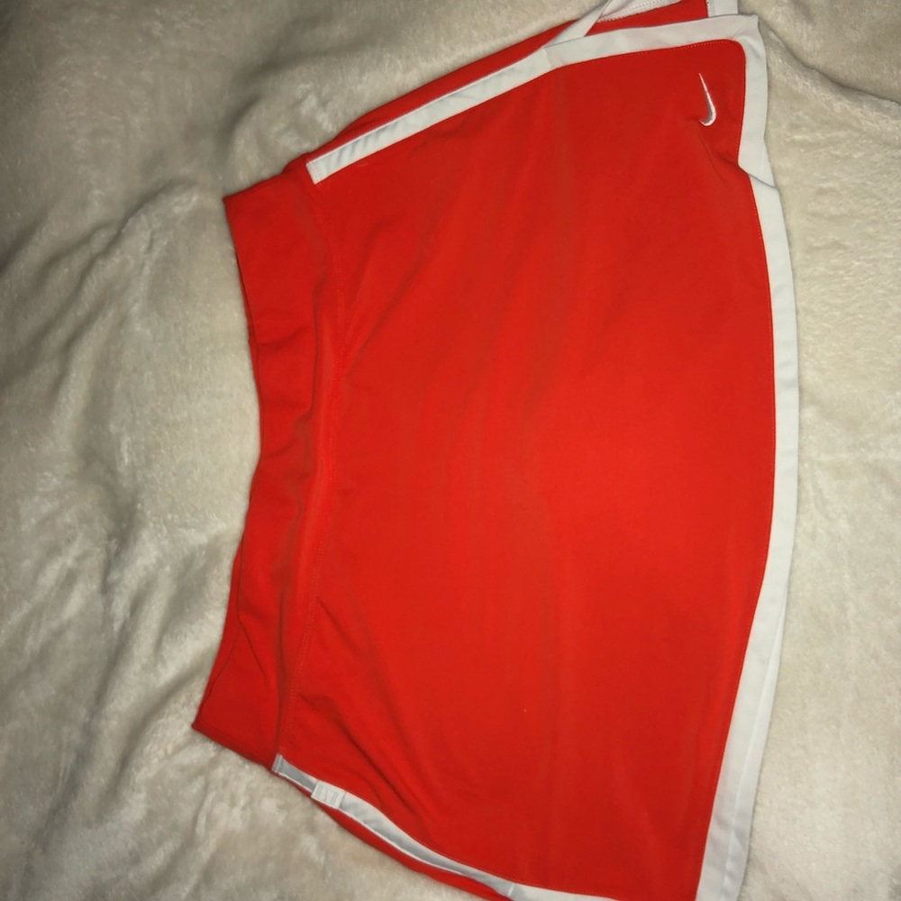 nike sporty cute orange skort